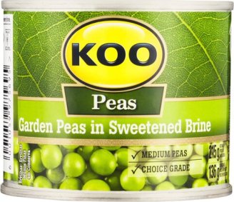 Koo Garden Fresh Peas 215g  (Best Before September 2025)