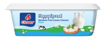 Clover Happy Spread - Medium fat cream cheese - Plain 180g