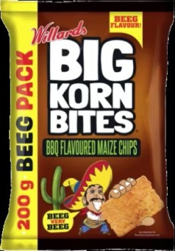 Big Korn Bites BBQ Flavoured Maize Chips 200g (BB21/01/2026)