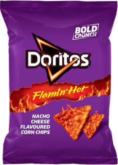 Doritos 145g Flaming Hot Nacho Cheese