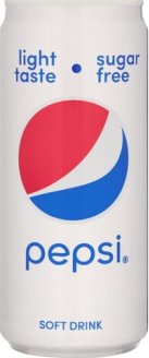 Pepsi Light Cola Flavoured Sugar Free Soft Drink 300ml (BB January 2026)