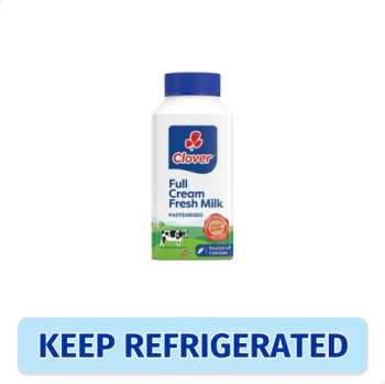 Clover Seal Full Cream Fresh Milk 250ml