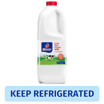 Clover Low Fat Fresh Milk 2L