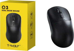 T Wolf Q3 Wireless Mouse Black