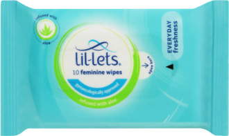 Lil-Lets Feminine Wipes 10'S