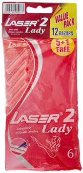 Lazer 2 Ladies Blades 5 Plus 1 Free Pack