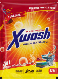X Wash Powder 2kg Plus 200g Free