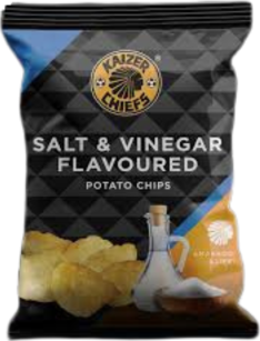 Kaizer Chiefs Salt & Vinegar Flavoured Potato Chips 120 g