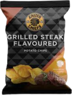 Kaizer Chiefs Grilled Steak Flavoured Potato Chips 120 g