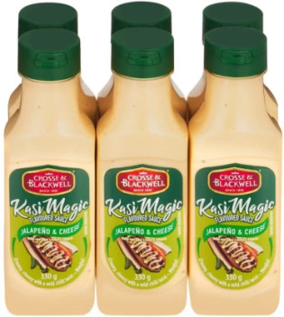 Crosse & Blackwell Kasi Magic Jalapeno And Cheese Sauce 330g x 6 Pack