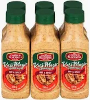 Crosse & Blackwell Kasi Magic Hot & Spicy Sauce 330g x 6 Pack