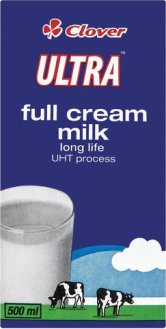 Clover Ultra UHT Full Cream Milk 500ml(BB28/02/2026)