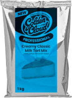 Golden Cloud Professional Creamy Classic Milk Tart Mix 1kg