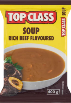 Top Class Rich Beef Flavoured Soup 400g