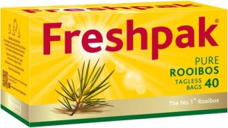 Freshpak Pure Rooibos Tagless Teabags 40's