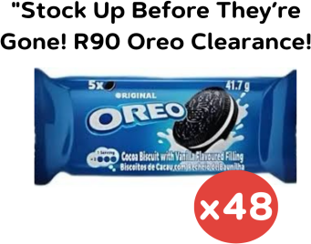 The Final Dunk Deal - Oreo Original 41.7g x 48(BB01/04/2026)2 full boxes