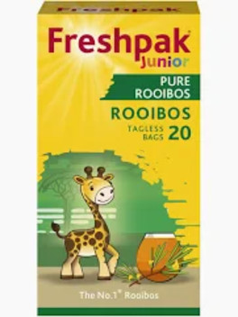Freshpak Junior Apple Flavoured Rooibos Tagless Tea Bags 20 Pack