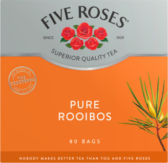 Five Roses Pure Premium Rooibos Tagless Teabags 80's