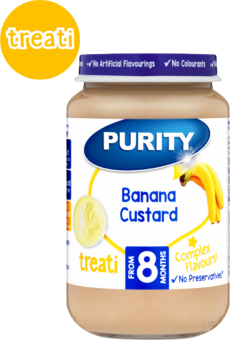 Purity Banana Custard 200ml
