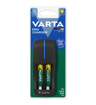 VARTA Mini Charger EU With 2xAAA 800mAh