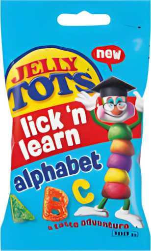 Beacon Jelly Tots Lick 'n Learn Alphabets 100g