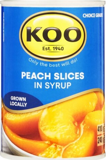 Koo Peach Slices in Syrup 410g