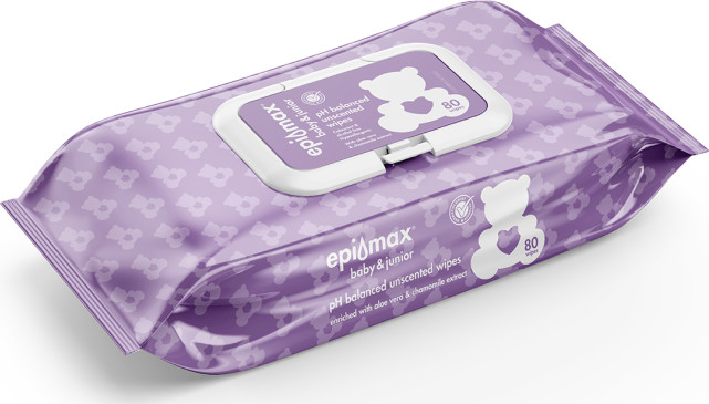 Epi-Max Unscented Wipes 1x80