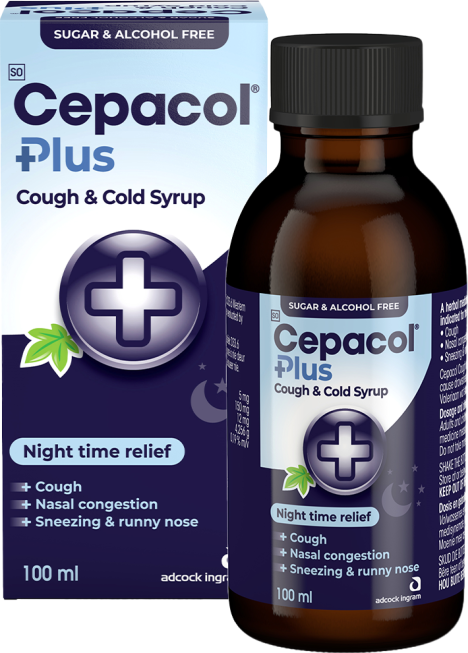 Cepacol Plus Cough & Cold Syrup 100ml