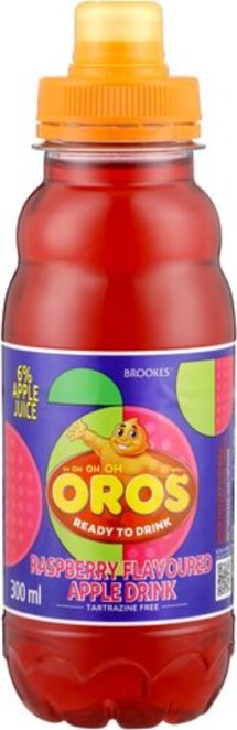 Oros Ready To Drink Raspberry 300ml
