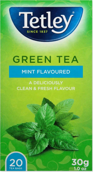 Tetley Green Mint 20's