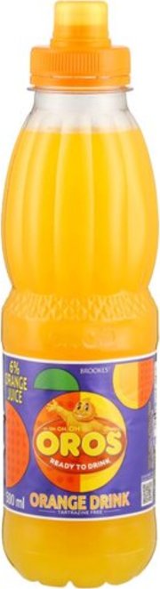 Oros Brookes Ready To Drink Orange Drink 500ml