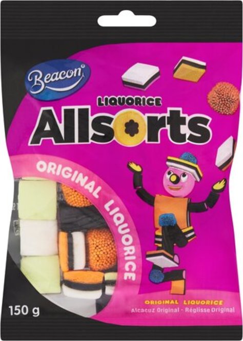 Beacon Liquorice Allsorts 150g