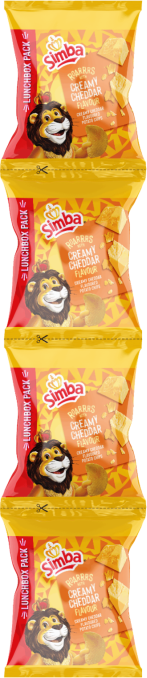 Simba 25g x 4 Strips Creamy Cheddar