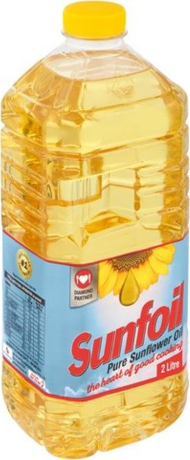 Sunfoil Pure Sunflower Seed Oil 2L