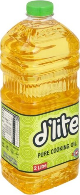  D'Lite Pure Vegetable Cooking Oil 2L