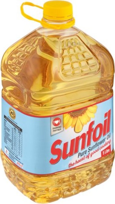  Sunfoil Pure Sunflower Seed Oil 5L