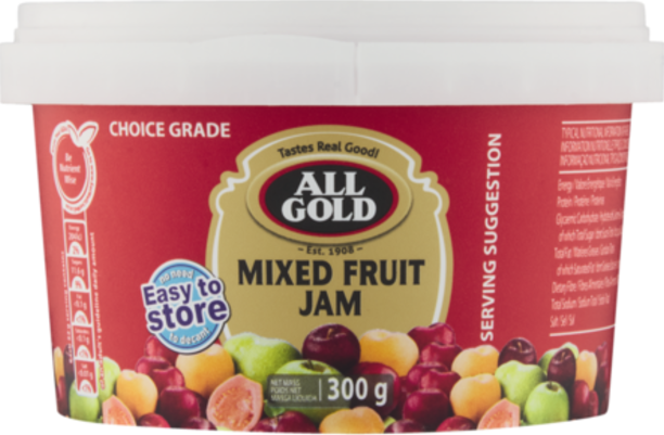 All Gold Mixed Fruit Jam 300g
