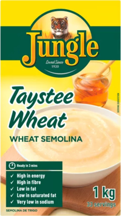 Jungle Taystee Wheat Semolina 1kg