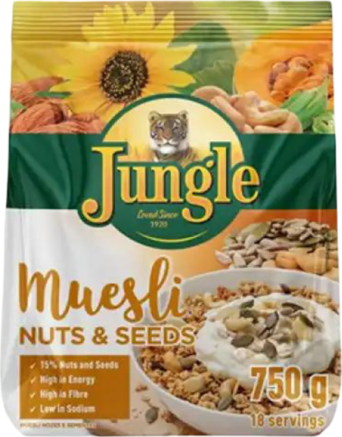 Jungle Muesli Nuts and Seeds 750g