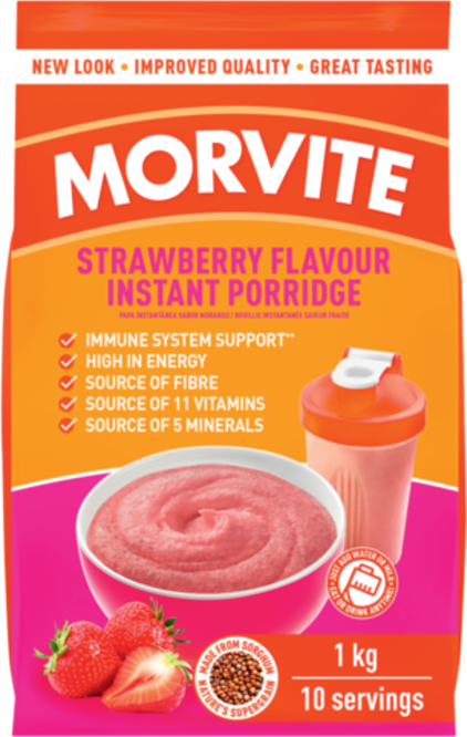 Morvite Porridge Strawberry 1kg