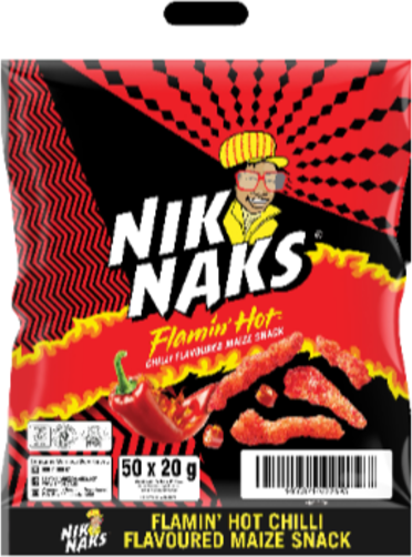 Nik Naks 50 x 20g Flaming Hot