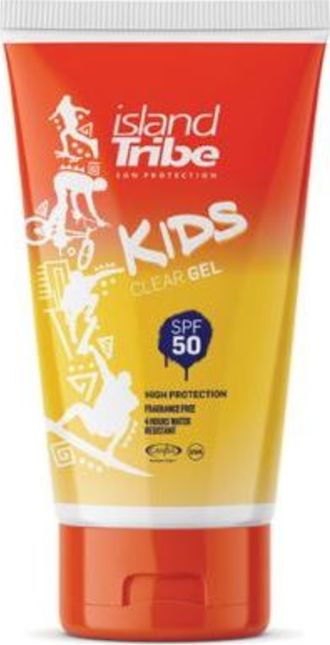 Island Tribe Kids SPF 50 Clear Gel Sun Protection 50ml