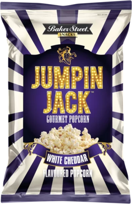 Jumpin Jack White Cheddar Popcorn 100g