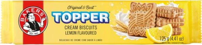 Bakers Topper Lemon 125g