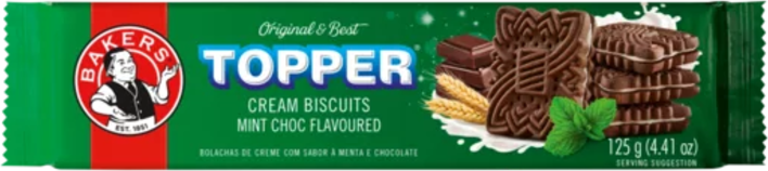 Bakers Topper Choc Mint 125g