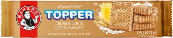 Bakers Topper Custard 125g
