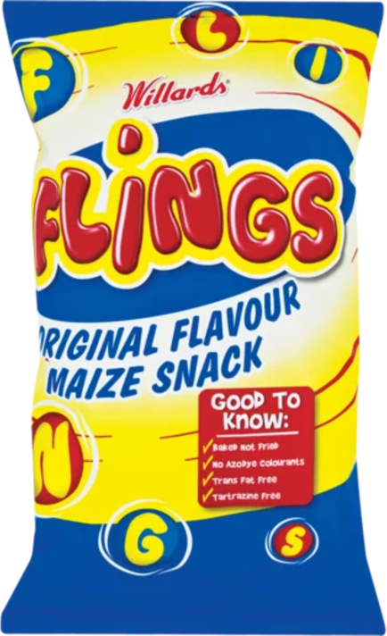 Flings Original Flavour Maize Snack 150g