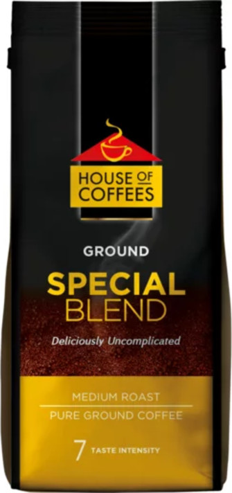 House of Coffees Special Blend Medium Roast Ground Filter Coffee 250g