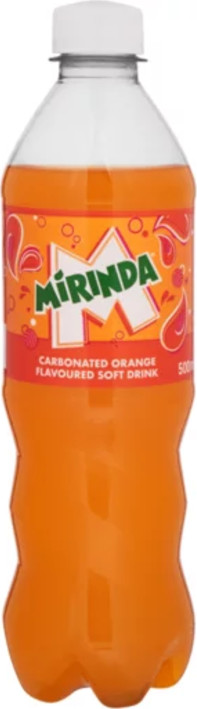 Mirinda  Orange Flavoured Soft Drink 500ml