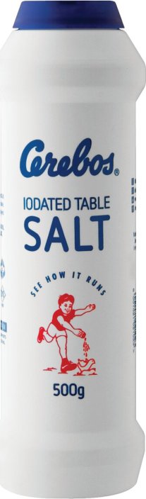 Cerebos Iodated Table Salt 500g